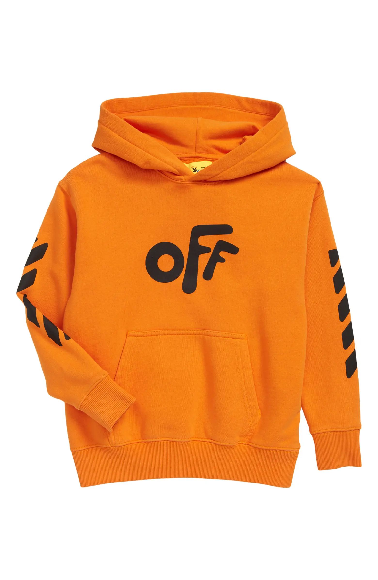 Off-White Kids' Rounded Off Logo Hoodie | Nordstrom | Nordstrom