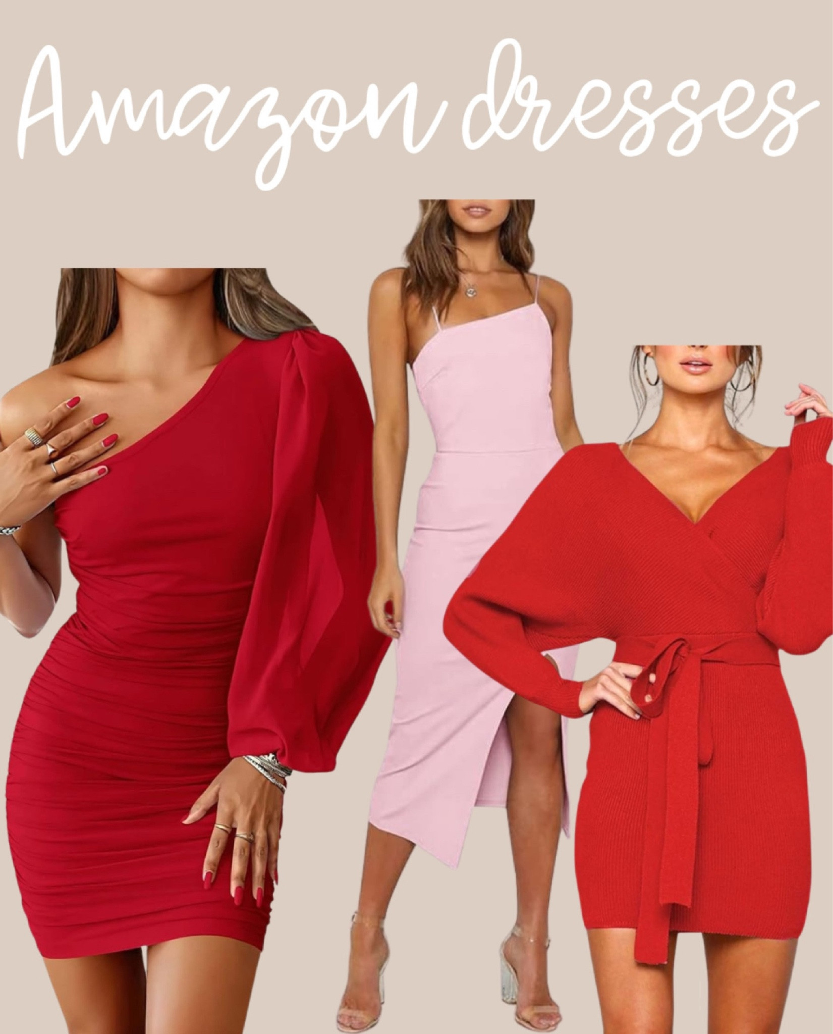 Dresses from Amazon. Would be so cute for Valentine’s Day or a wedding! 

Valentines, Valentine’s Day outfit, Valentine’s Day dress, date night, pink dresses, amazon dress, amazon dresses, pink dress, formal dress, wedding guest dress, amazon wedding guest dresses, midi dress, short dress, mini dress, cruise, resort, travel, sorority, cocktail dress
#cocktaildress #pinkdress #amazondresses #valentinesdaydress #valentines#LTKwedding

#LTKFindsUnder50 #LTKSeasonal #LTKWedding