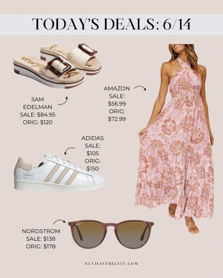 Today’s deals include slide sandals with a buckle detail from Sam Edelman, an Amazon dress, Adidas sneakers, and Ray-Ban sunglasses. 

Deal of the day, fashion over 40, summer dress, resort wear, vacation outfit, casual sneakers 

#LTKsalealert #LTKstyletip #LTKfindsunder100