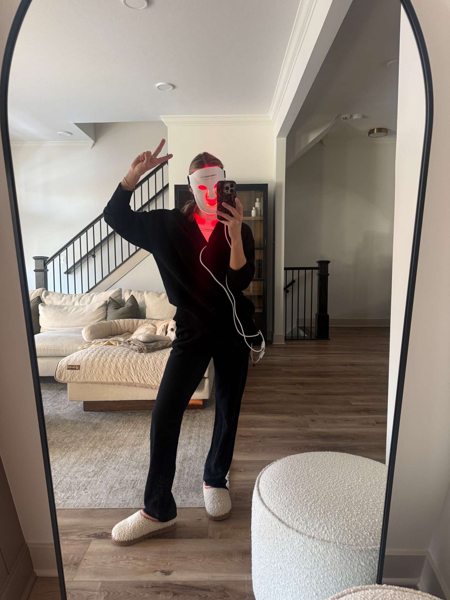 Wearing small cashmere sweater + pants, slippers tts

Mask Code: LINDSEY10

#LTKOver40 #LTKmorningroutine #LTKselfcare