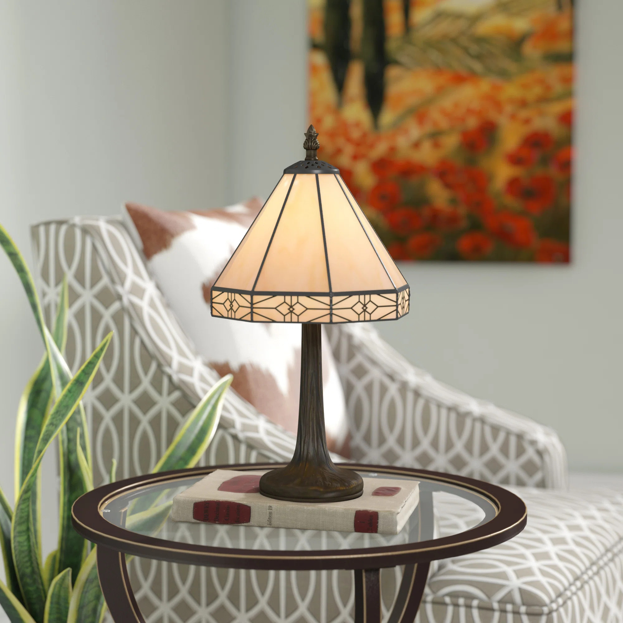 Alcott Hill Rowena 13.5" Brown Table Lamp & Reviews - Wayfair Canada | Wayfair North America