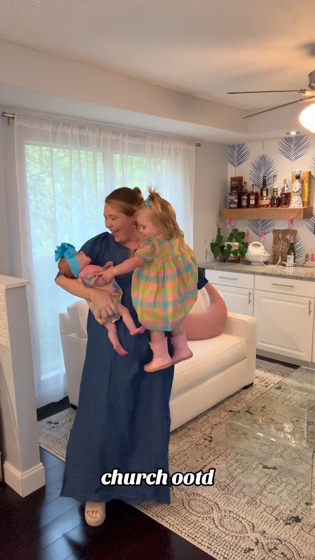 Our Sunday best ✨ Getting both girls dressed and out the door for church always feels like a marathon but seeing them in their little coordinating outfits makes it all worth it 🤍 Soaking in these sweet mornings as a family of four and loving every second of this season (even if it’s a little chaotic getting ready 😂)

#ChurchOOTD
#SundayBest
#2Under2
#LTKOOTD

#LTKFamily