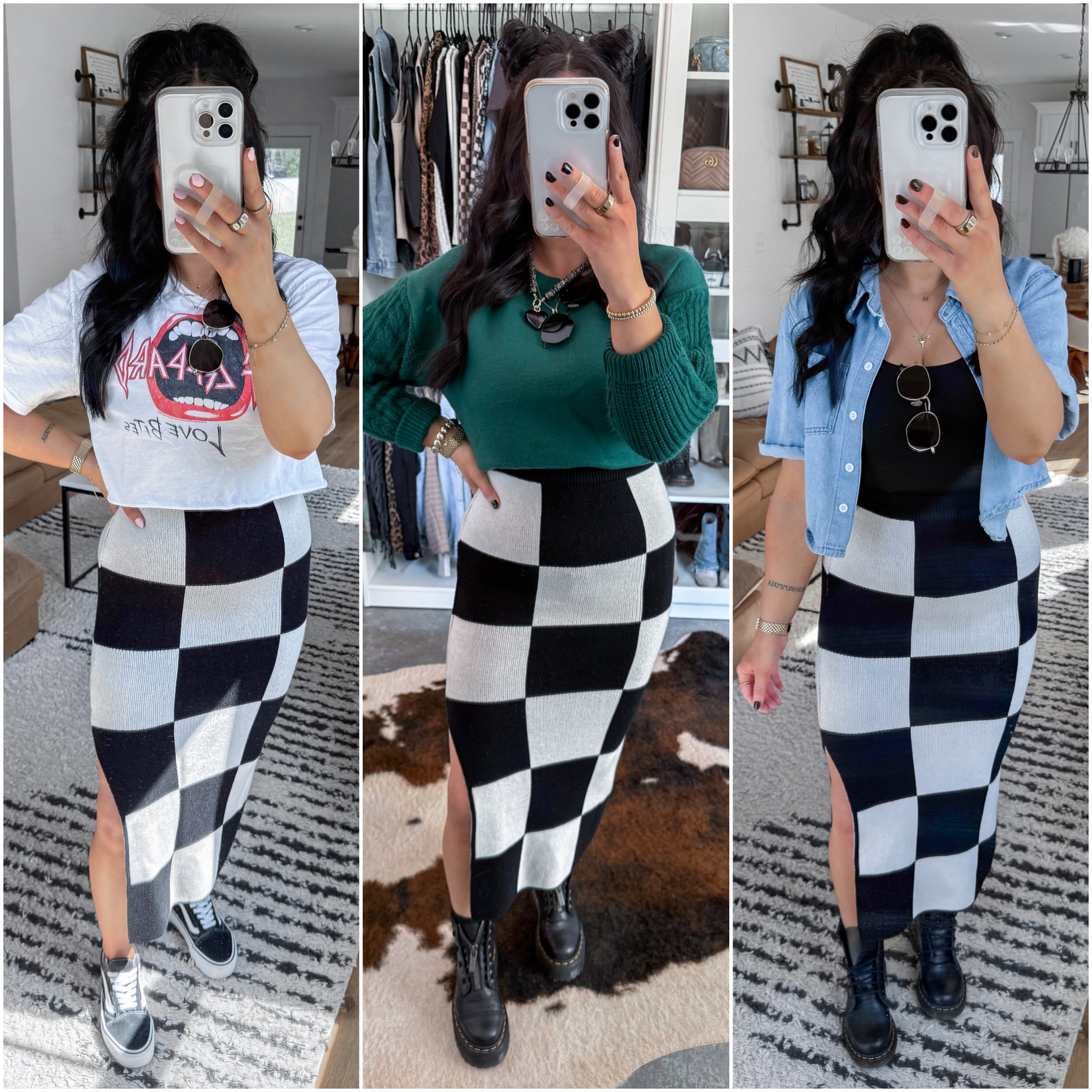 Another 2025 top seller is this checkered print thick knit bodycon skirt! The fit is so flattering and the quality is unreal! One of my all time favorite amazon purchases. 😍

 

 #LTKFindsUnder50 #LTKFindsUnder100