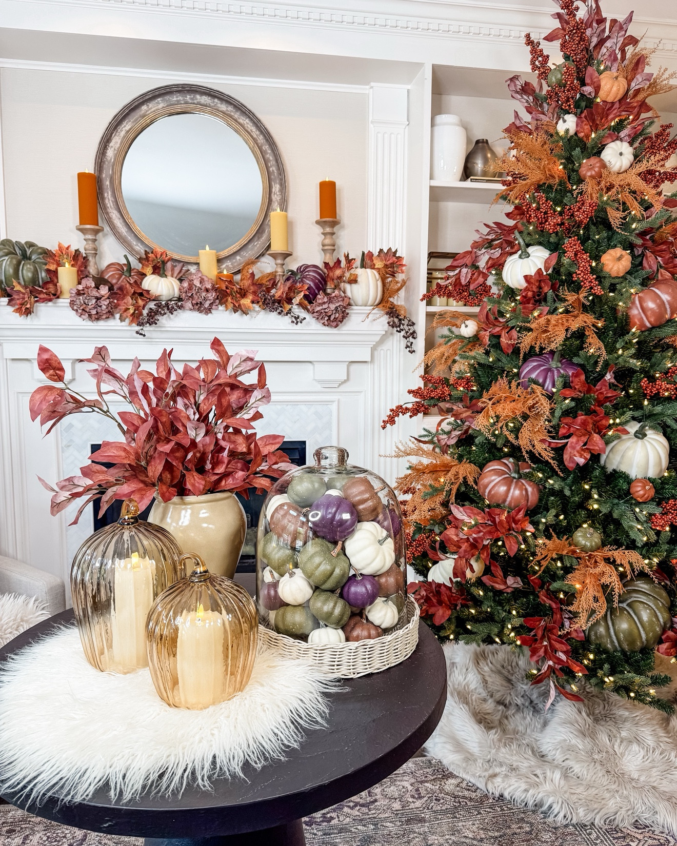 Fall magic, made simple 🍂✨ Sharing my Simply Stunning Fall 2025 collection on QVC — filled with natural woven textures, lifelike leaves + berries, premium florals, mango wood pedestals, ribbed wax candles, glass cloches, and a few moody statement pieces (hello black cauldron + ravens 🖤).

#LTKHome #LTKStyleTip #LTKSeasonal