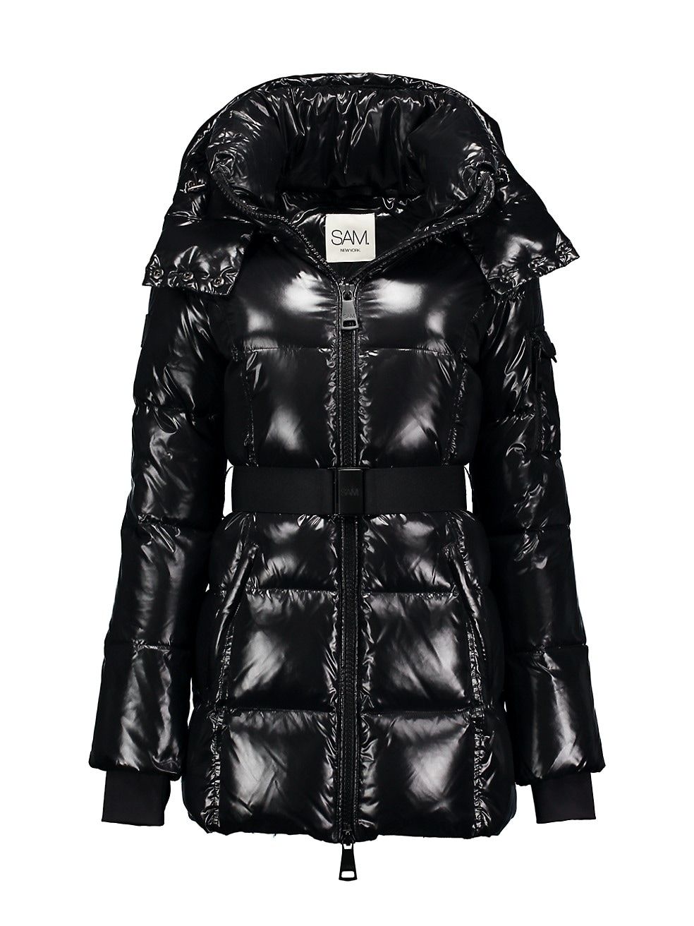 Sam. Soho Belted Down Mid-Length Puffer Jacket | Saks Fifth Avenue