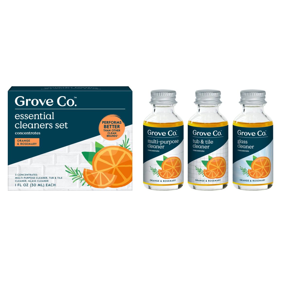 Grove Co. Essential Cleaner Concentrates Set | Grove