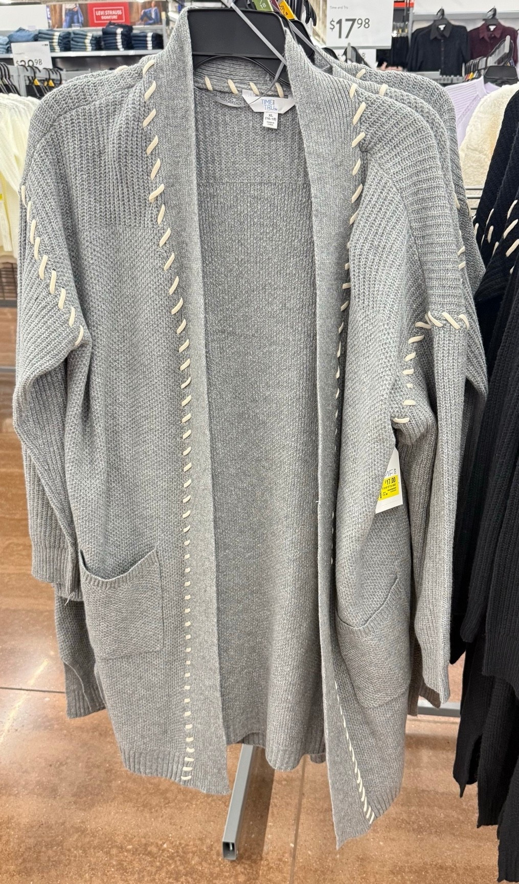 Gray Longline Cardigan with Whipstitch Trim (XS–XXXL)

This longline cardigan sweater features whipstitch trim for an elevated touch. Perfect for layering over tops and dresses for cozy, polished outfits.

#LTKPlusSize #LTKWorkwear #LTKMidsize