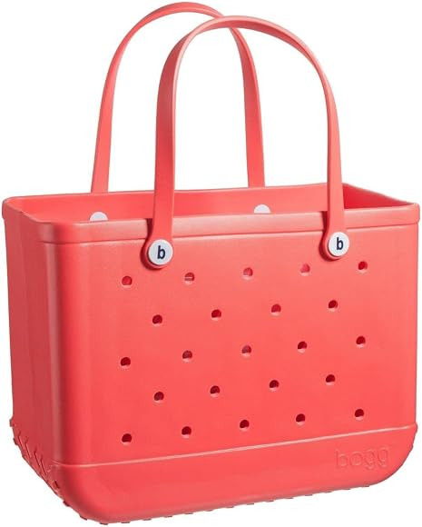 Bogg Bag Coral Me Mine Original Large Tote (Coral) | Amazon (US)