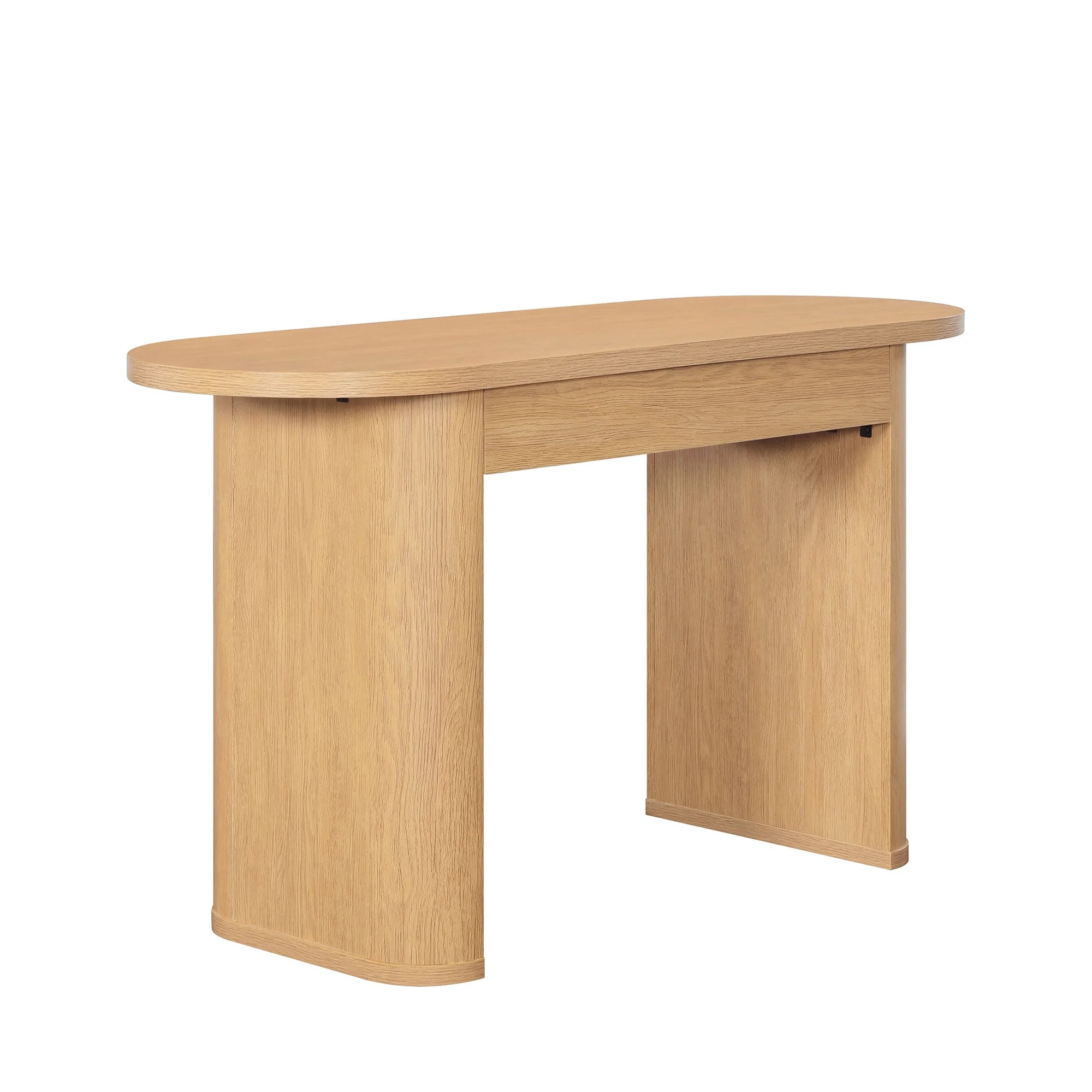 Better Homes & Gardens Juliet Oval Writing Desk, Light Honey Finish | Walmart (US)