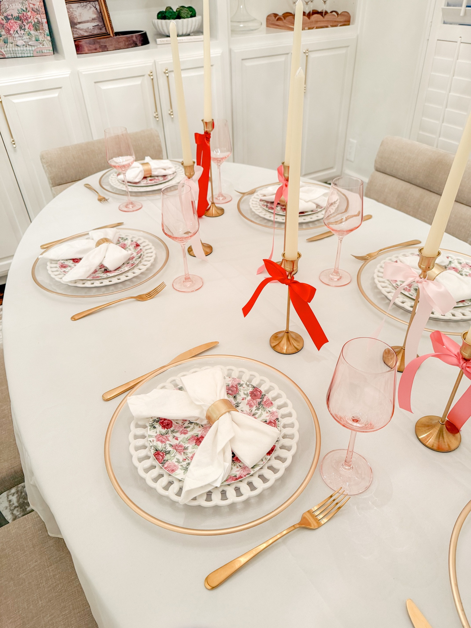 The table is set for Valentine’s Day ♥️

#LTKStyleTip #LTKHome #LTKSeasonal