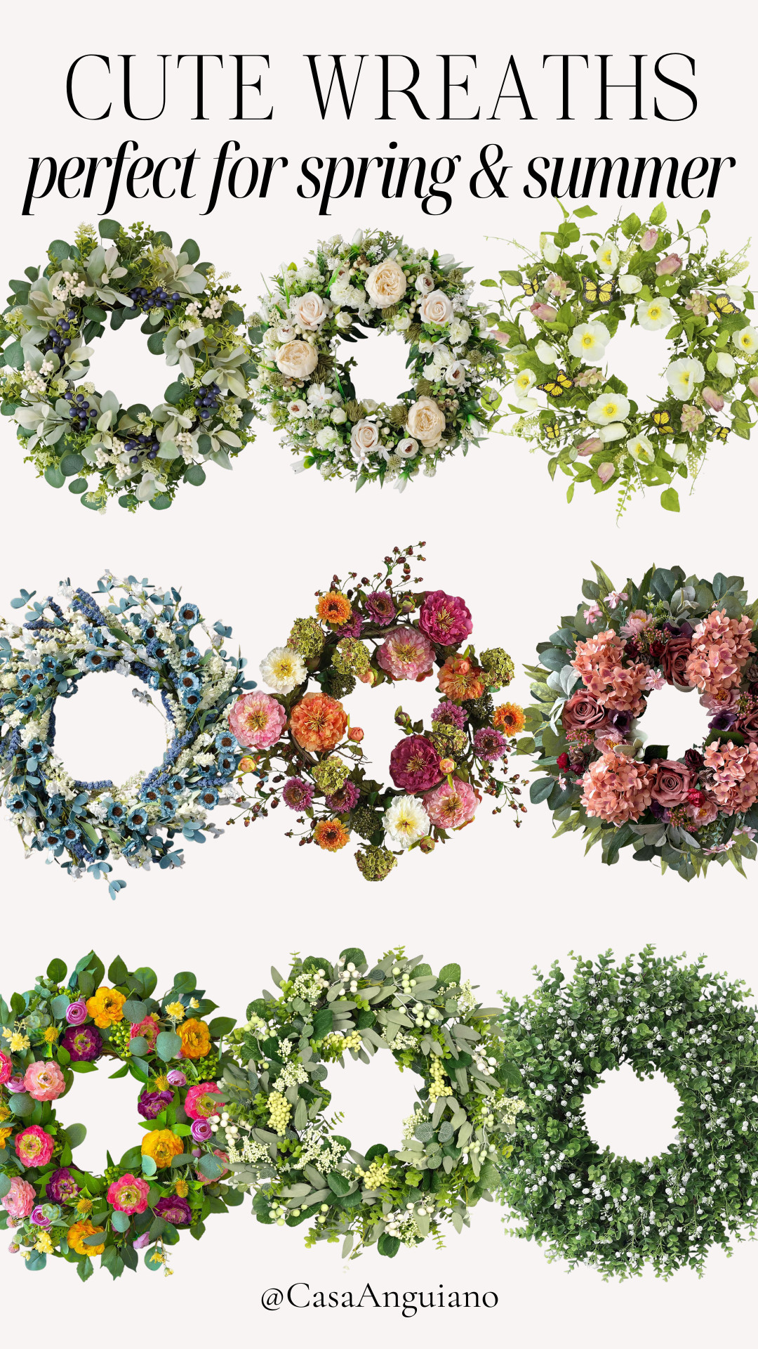  Cute wreaths great for Spring and Summer!

#LTKHome