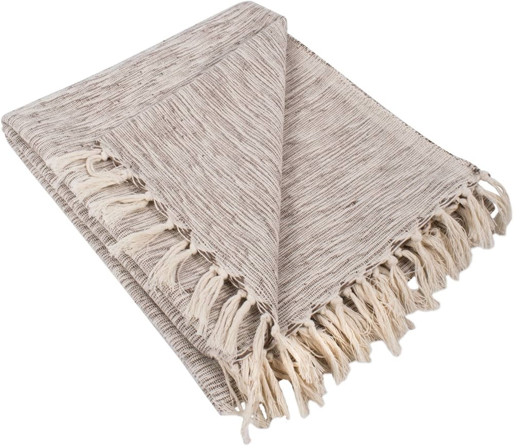 DII Rustic Farmhouse Throw Blanket with Decorative Tassels, Use for Chair, Couch, Bed, Picnic, Ca... | Amazon (US)