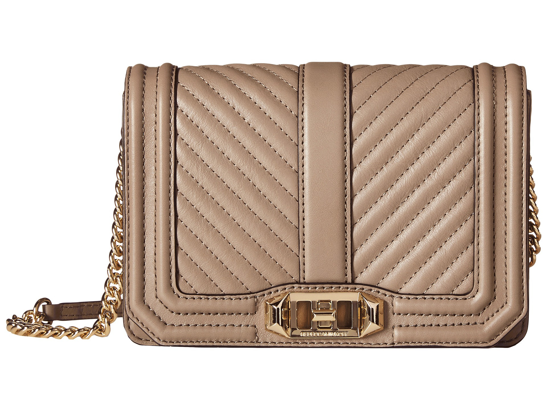 Rebecca Minkoff Chevron Quilted Small Love Crossbody | Zappos