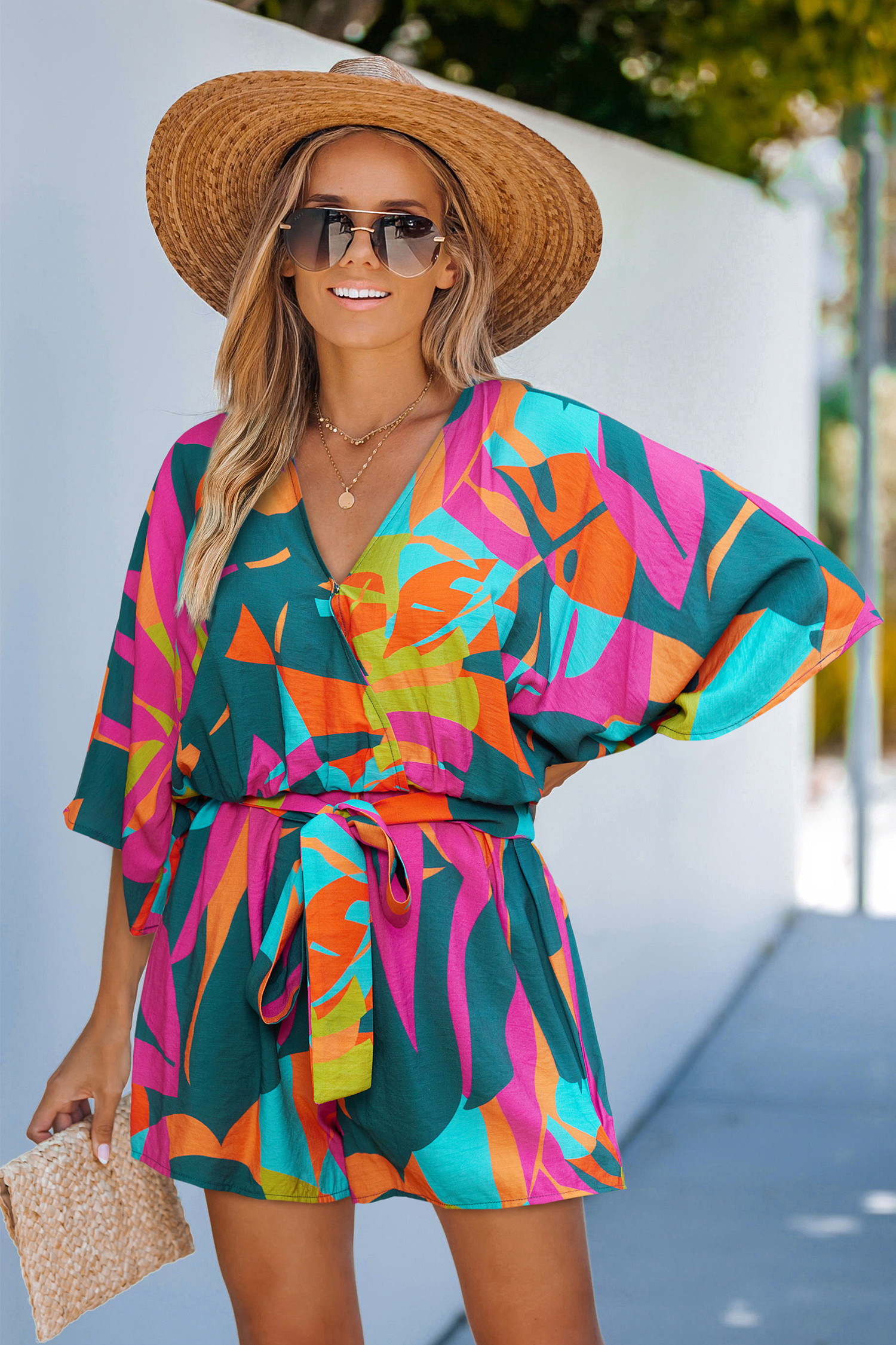 Cove Calling Tropical Romper | Cupshe US