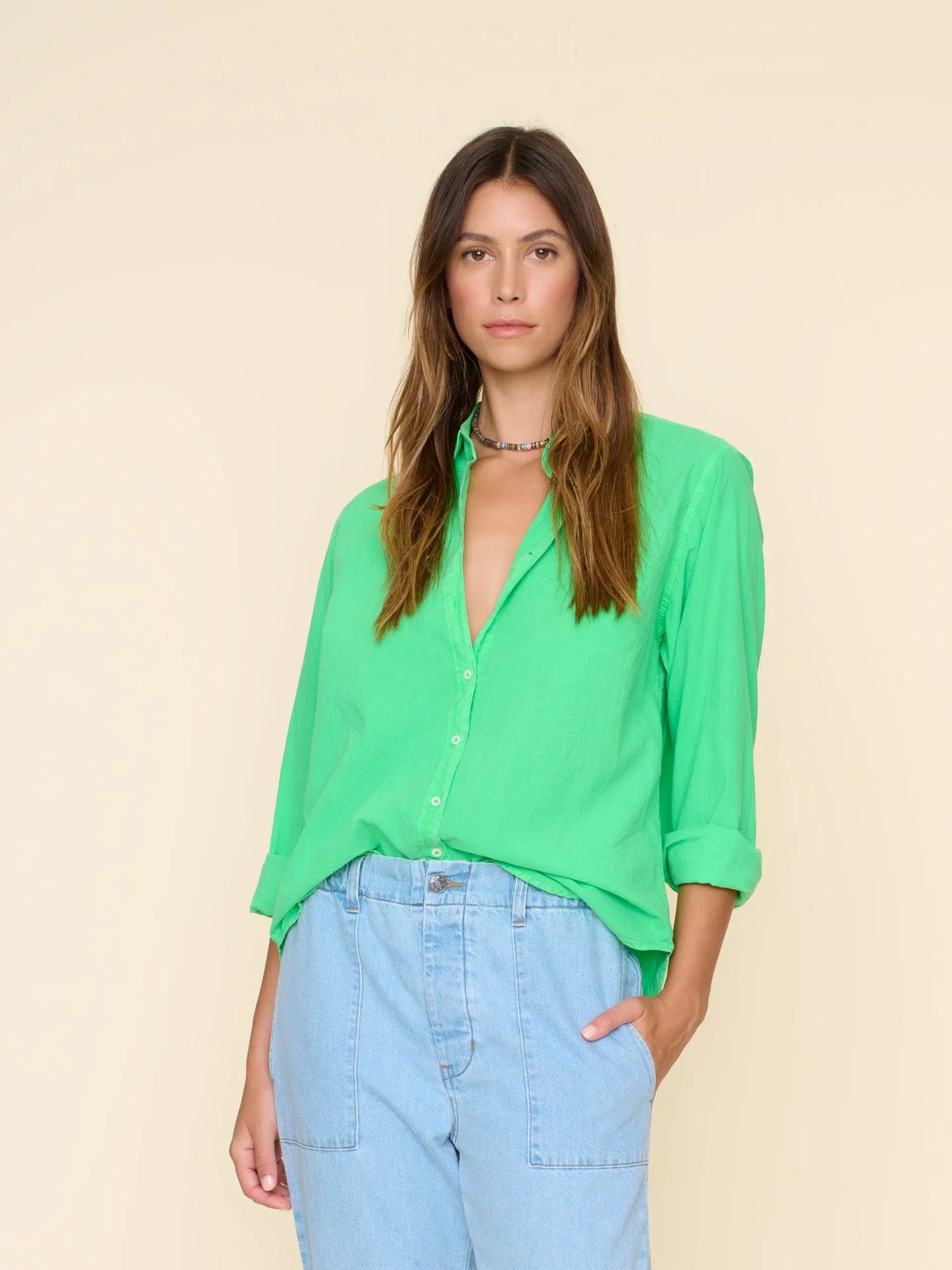 Green Glow Beau Shirt | Xirena