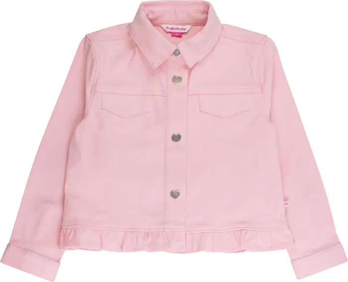 Ruffle Hem Denim Jacket | Nordstrom