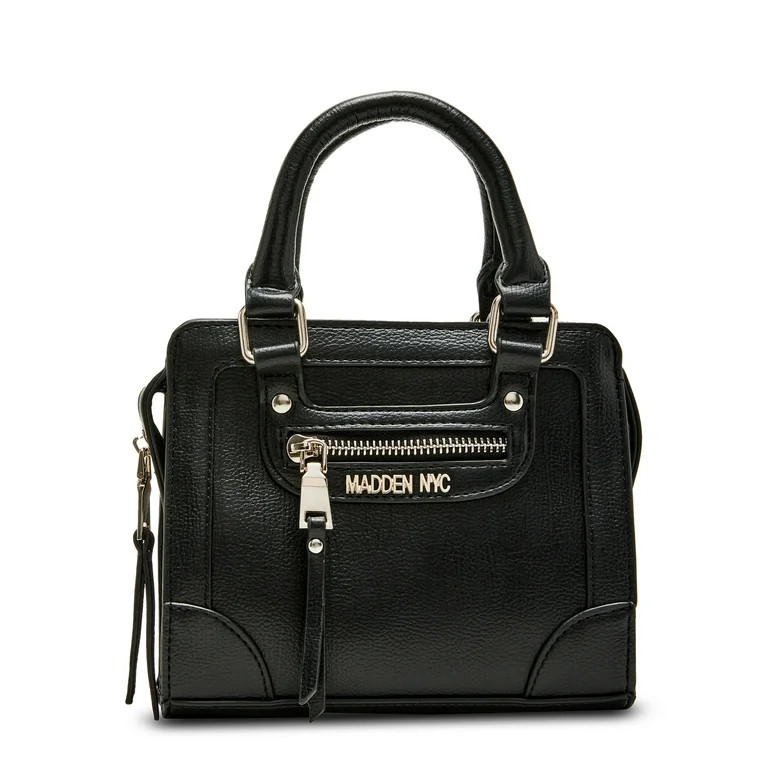 Madden NYC Women's Mini Satchel with Pouch, Black | Walmart (US)