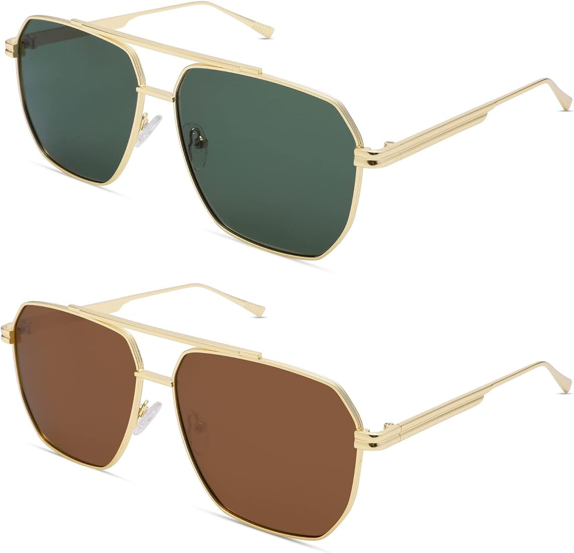 Hycredi Oversized Polarized Sunglasses for Women Men Retro Square Trendy Sun Glasses Classic Larg... | Amazon (US)