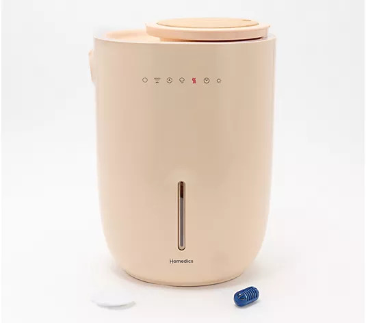 Homedics Natura Top Fill Ultrasonic 1.3G Humidifier with Planter - QVC.com | QVC