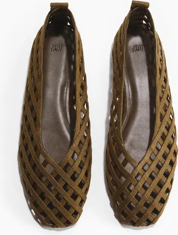 H&M Braided-look Ballet Flats | Nordstrom | Nordstrom