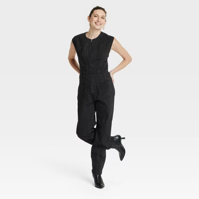Women's Tailored Denim Jumpsuit - Universal Thread™ | Target