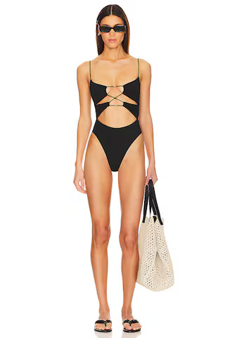 Marcelo One Piece in Black | Revolve Clothing (Global)