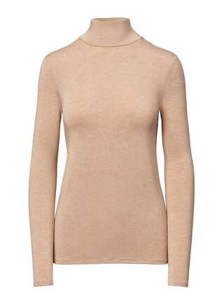 Banana Republic Womens Long-Sleeve Stretch-Modal Turtleneck Camel Size L | Banana Republic CA