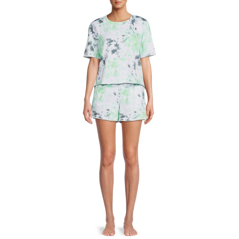 Secret Treasures Women's Sleep Top and Shorts, 2-Piece Set | Walmart (US)