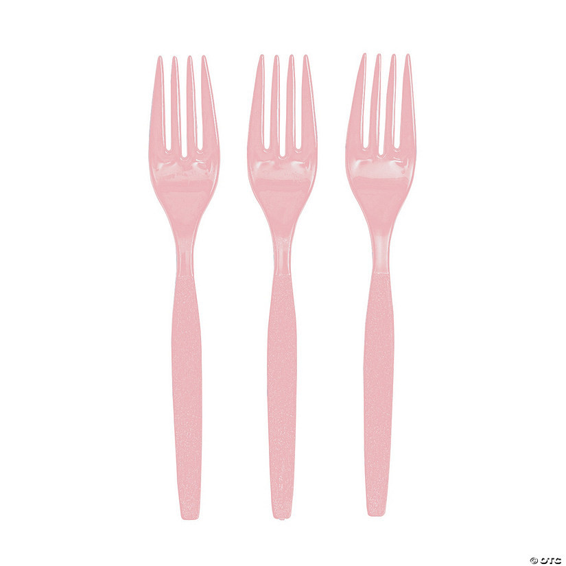 Bulk  50 Ct. Solid Color Plastic Forks | Oriental Trading Company