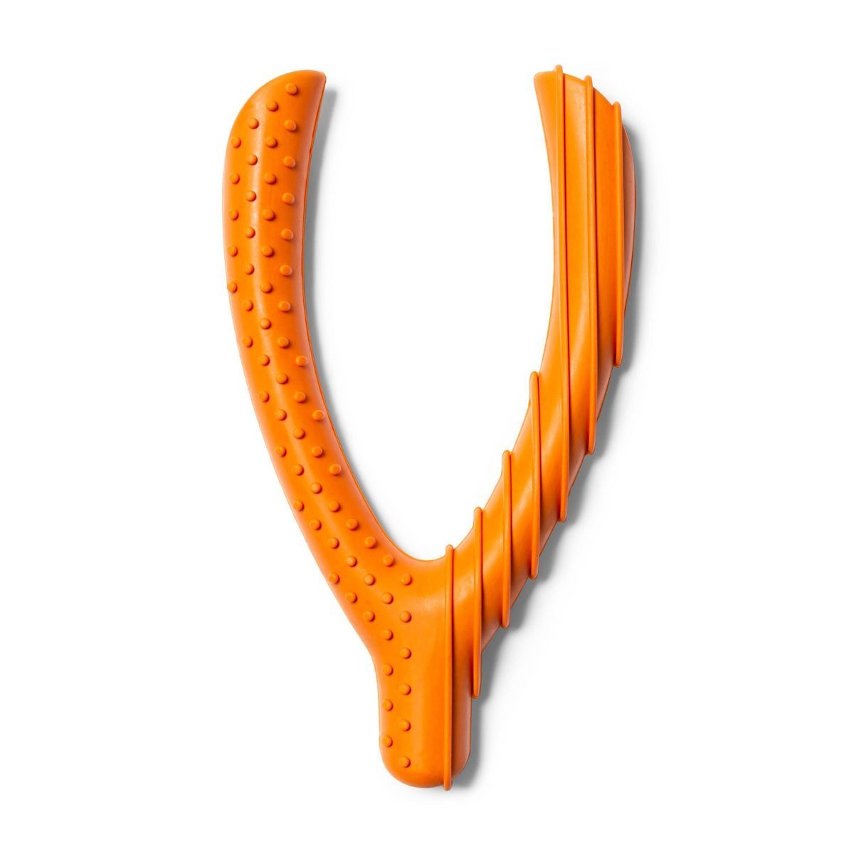 Rubber Wishbone Dog Toy - Orange - Boots & Barkley™ | Target