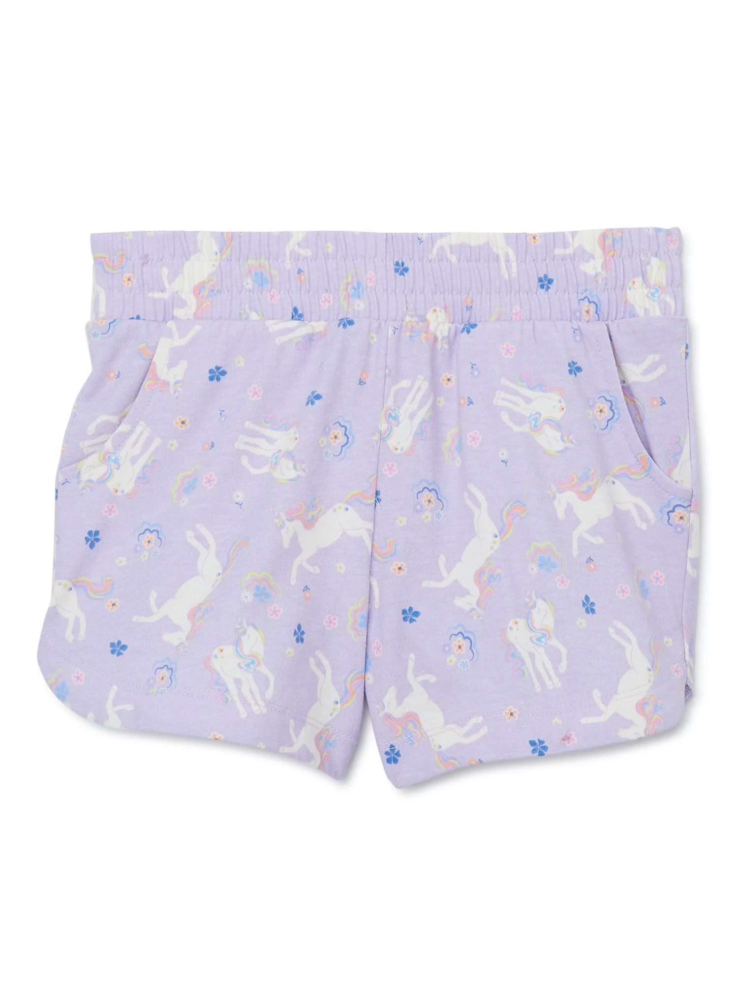 Wonder Nation Girls Dolphin Shorts, Sizes XS-XL & Plus - Walmart.com | Walmart (US)