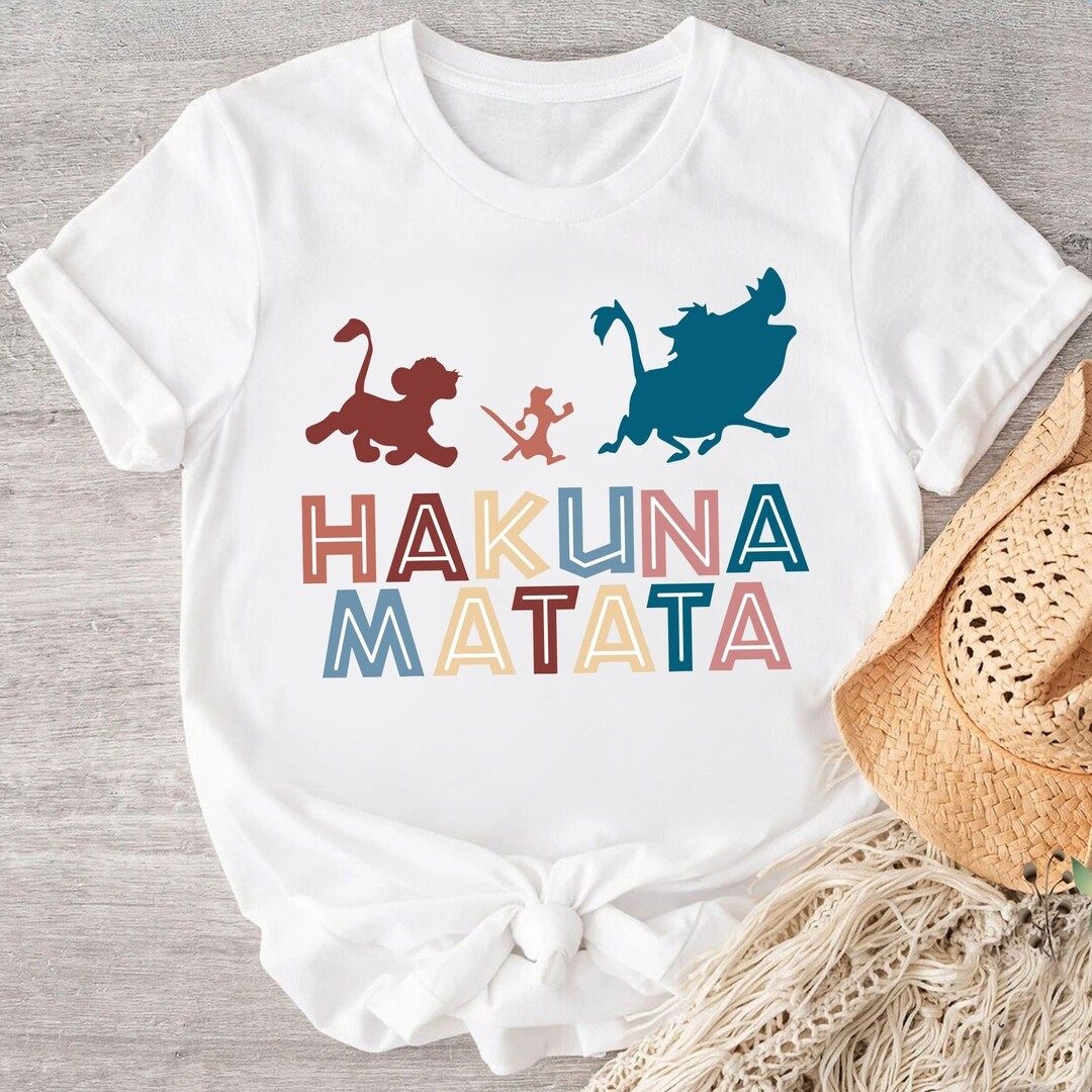 Hakuna Matata Shirt, Disney family shirt, Disney Trip Shirt, Animal Kingdom shirt, Lion king shir... | Etsy (US)