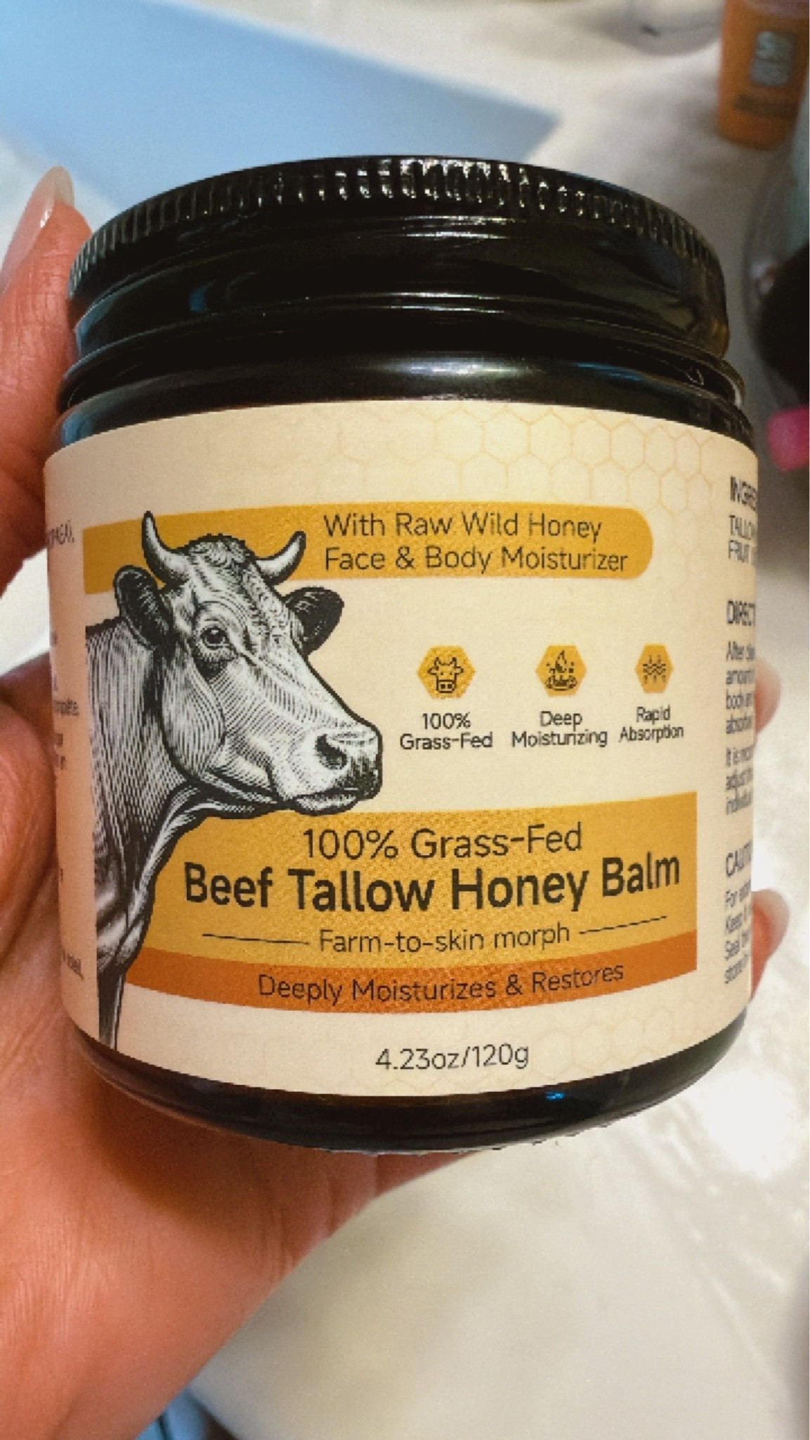 ✨ I’ve been obsessed with this balm lately 🤍🐝
This Beef Tallow Honey Balm leaves my skin feeling deeply nourished, soft, and incredibly hydrated all day long ✨

I love how rich and soothing it feels without being too heavy, and my skin has been looking healthier and more glowy since I started using it 🫶

Definitely a new favorite for keeping my skin smooth, moisturized, and radiant 💛

#BeefTallow #HoneyBalm #SkincareRoutine #GlowingSkin #HealthySkin #MoisturizedSkin

#LTKmorningroutine #LTKmomlife #LTKOver40