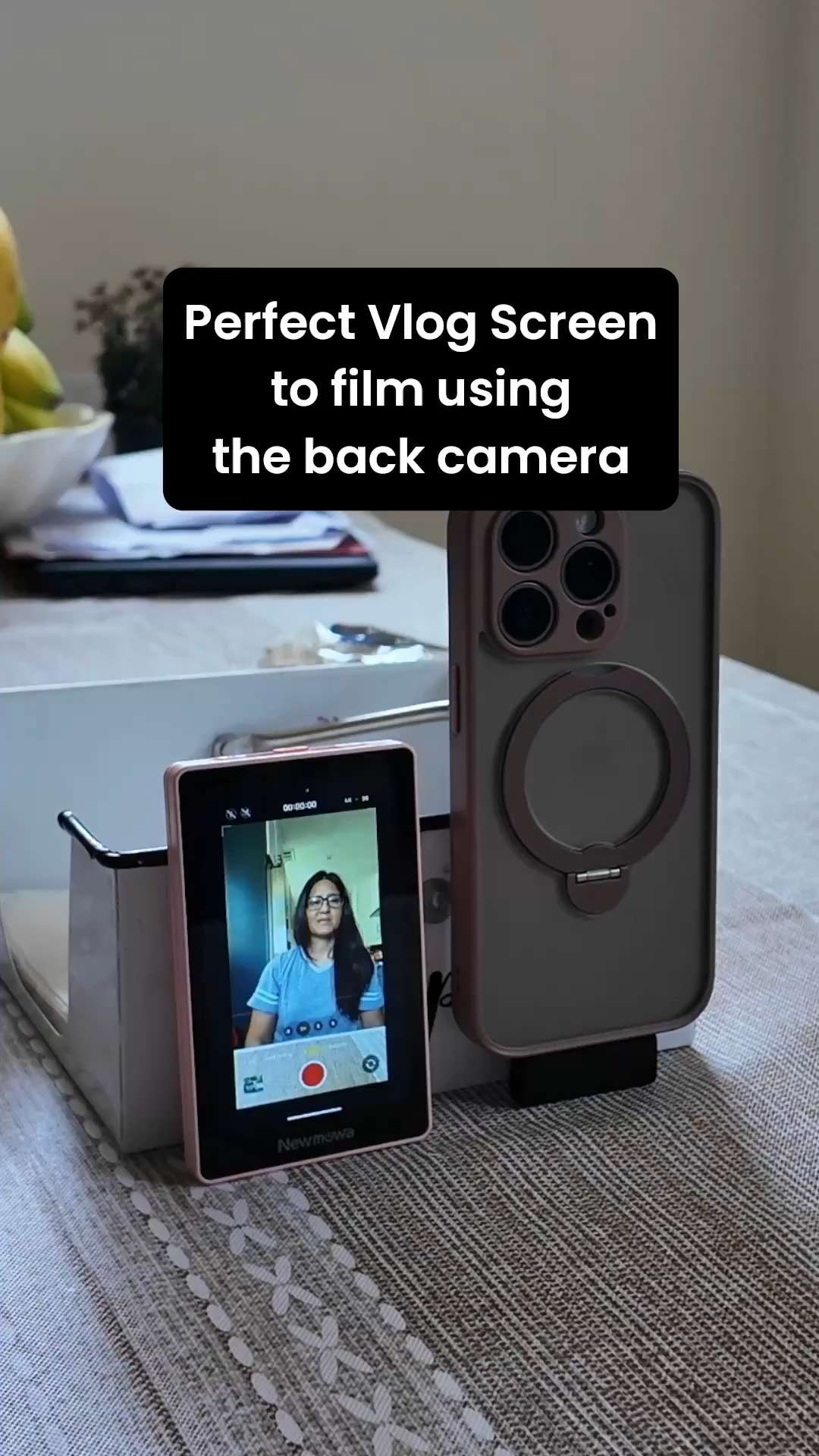 POV: You're finally leveling up your content game 🙌🏽 This vlog selfie monitor has been a game-changer—no more guessing if I'm in frame or in focus when using the back camera which we all know is the better camera.

Whether I’m filming mom life or track meets, this little screen keeps everything sharp and smooth. 

It's even magnetic so it attaches to the back. Love this.



#ContentCreatorTools #VlogSetup #MomVlog #AmazonFinds #SelfieMonitor #OurFamilyVine 

 #LTKGiftGuide #LTKFindsUnder100 #LTKFamily