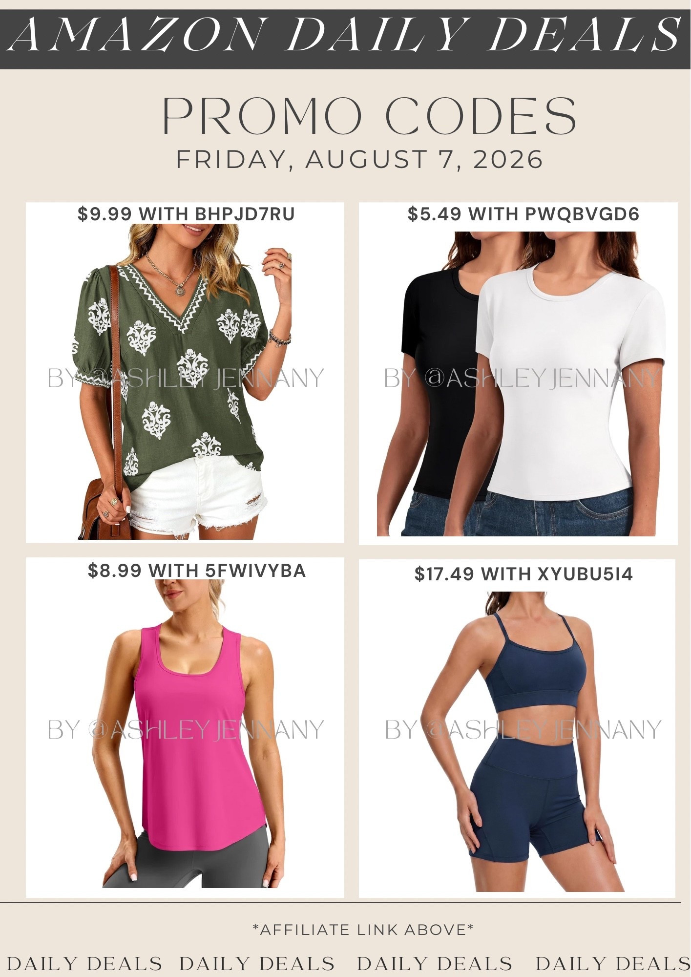Amazon deals

#LTKSaleAlert #LTKMidsize #LTKSeasonal