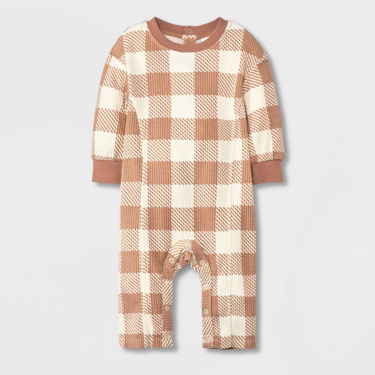 Grayson Collective Baby Boys' Seamed Romper - Brown | Target