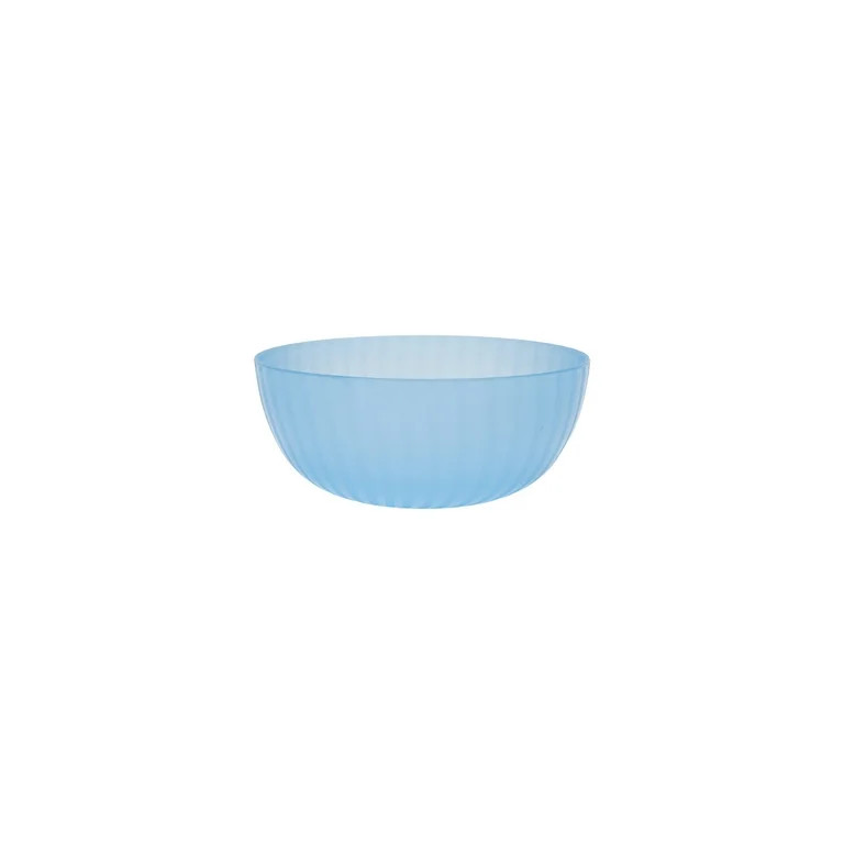 Mainstays - Blue Round Plastic Swirl Pattern Cereal Bowl, 38-Ounce | Walmart (US)