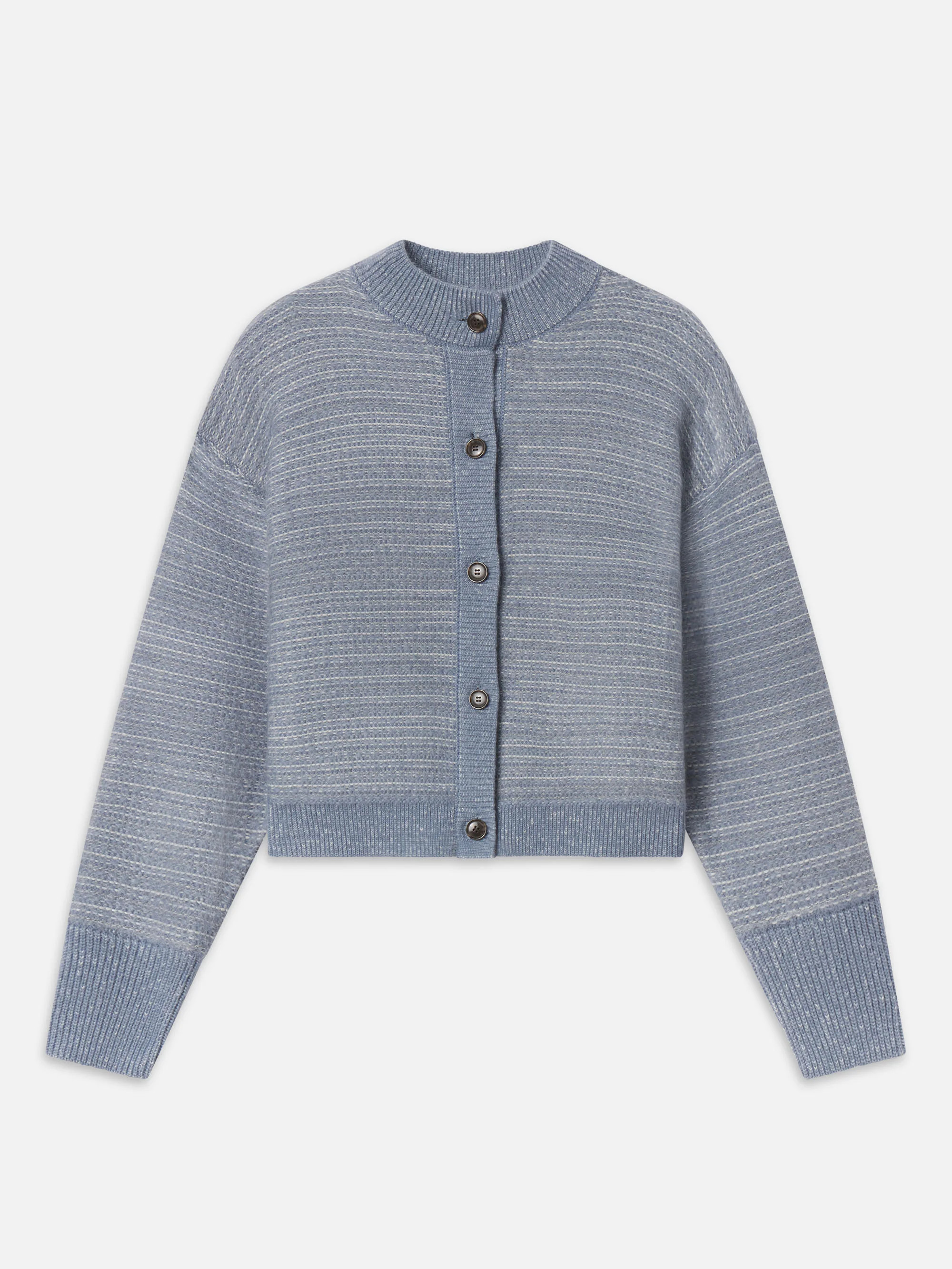 THE JACQUARD FEMME CARDI SKY BLUE MULTI | Frame Denim