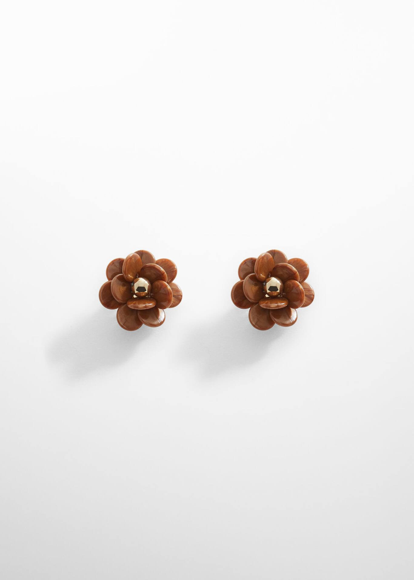 Maxi flower earrings -  Women | Mango USA | MANGO (US)