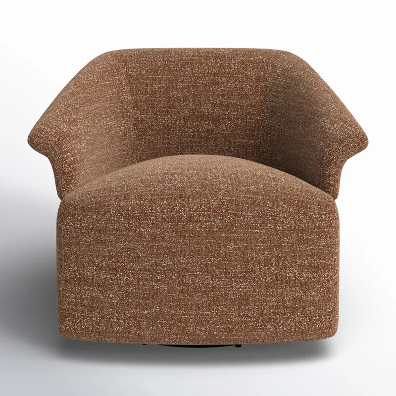 Morgana Upholstered Swivel Barrel Chair | AllModern