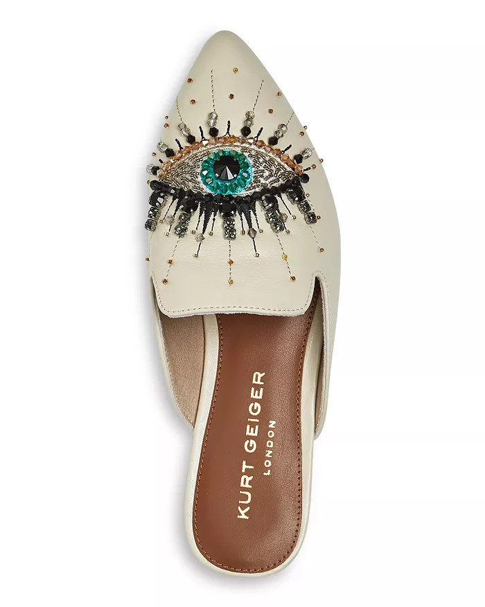 Women's Olive Embellished Mules | Bloomingdale's (US)