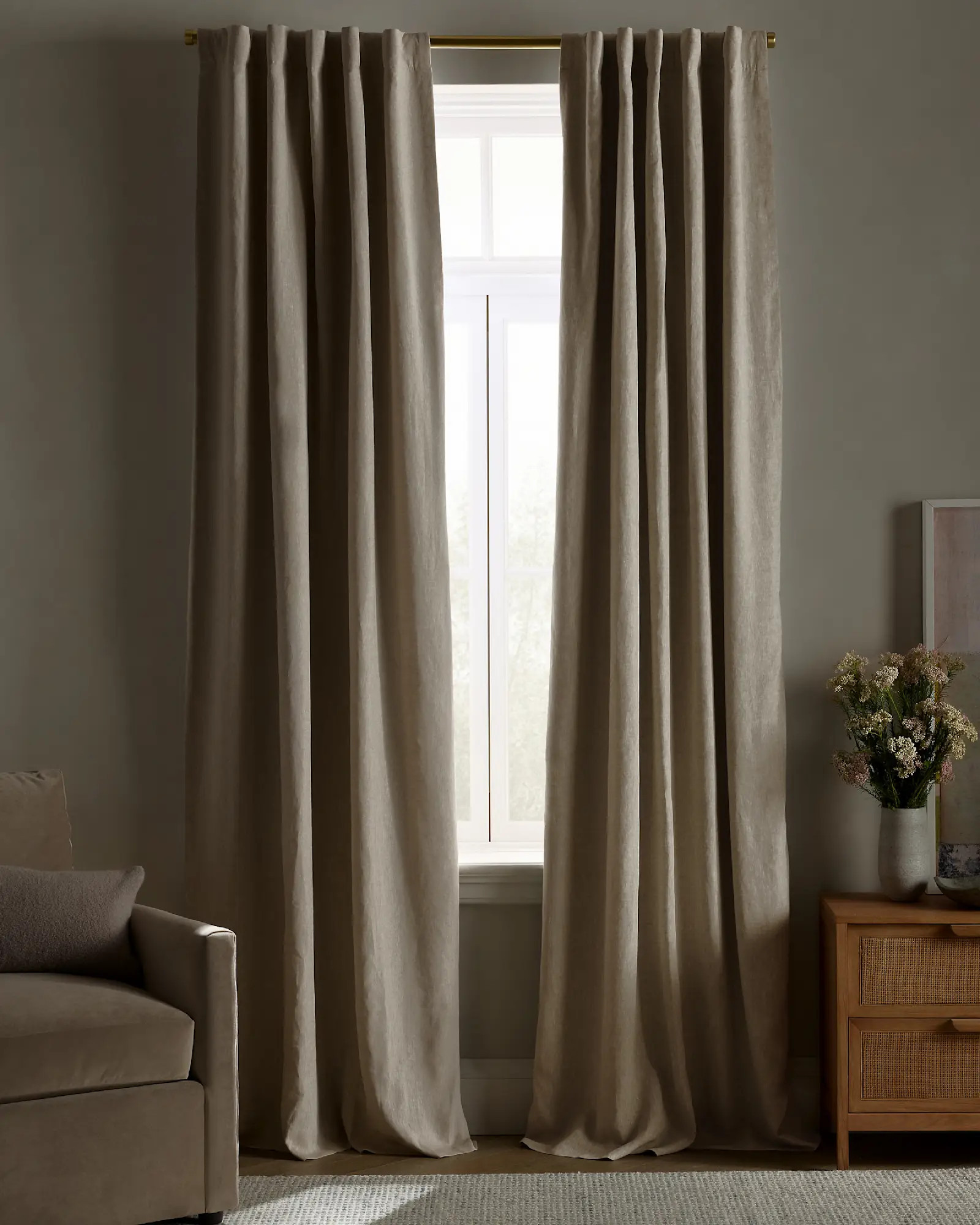 European Linen True Blackout Curtain | Quince