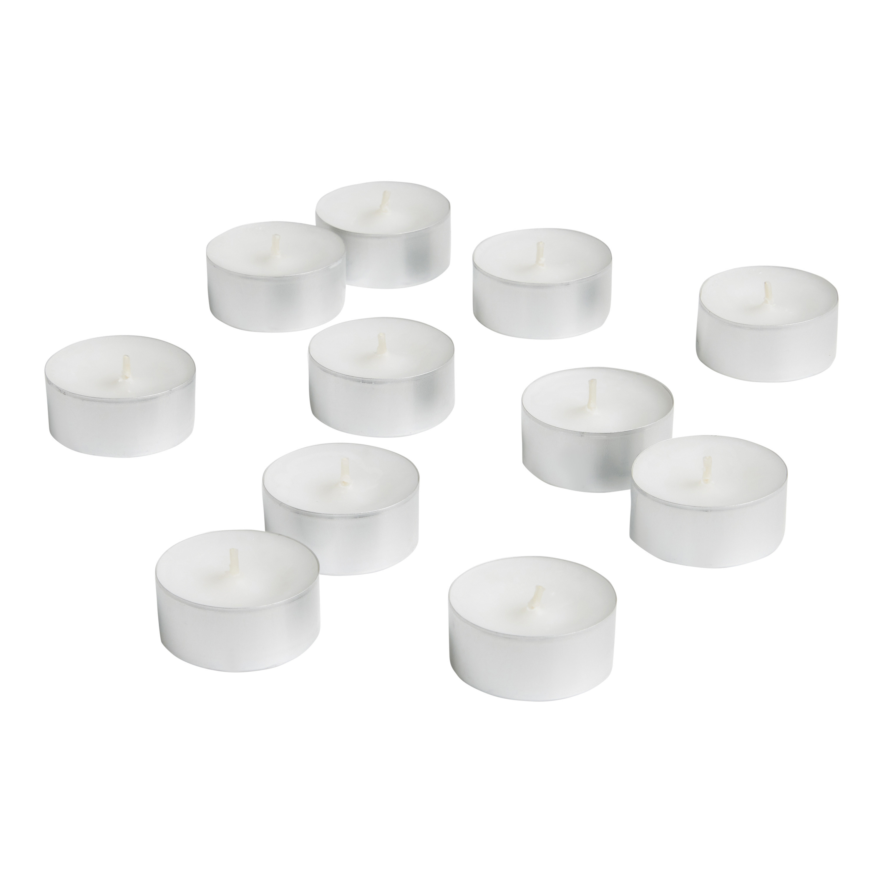 White Long Burning Tealight Candles 50 Pack - World Market | World Market