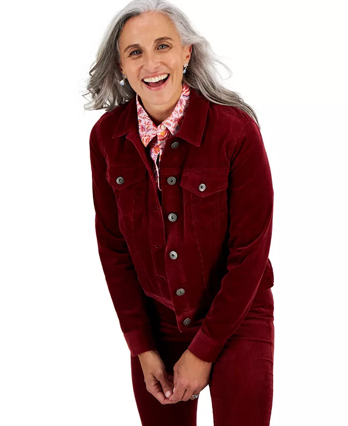 Style & Co Petites Corduroy Jacket, Created for Macy's - Macy's | Macys (US)
