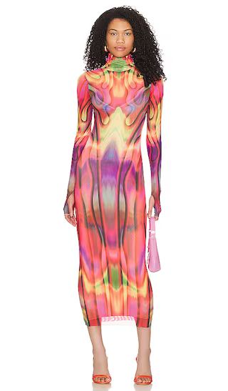 Shailene Maxi Dress in Rouge Metaverse | Revolve Clothing (Global)