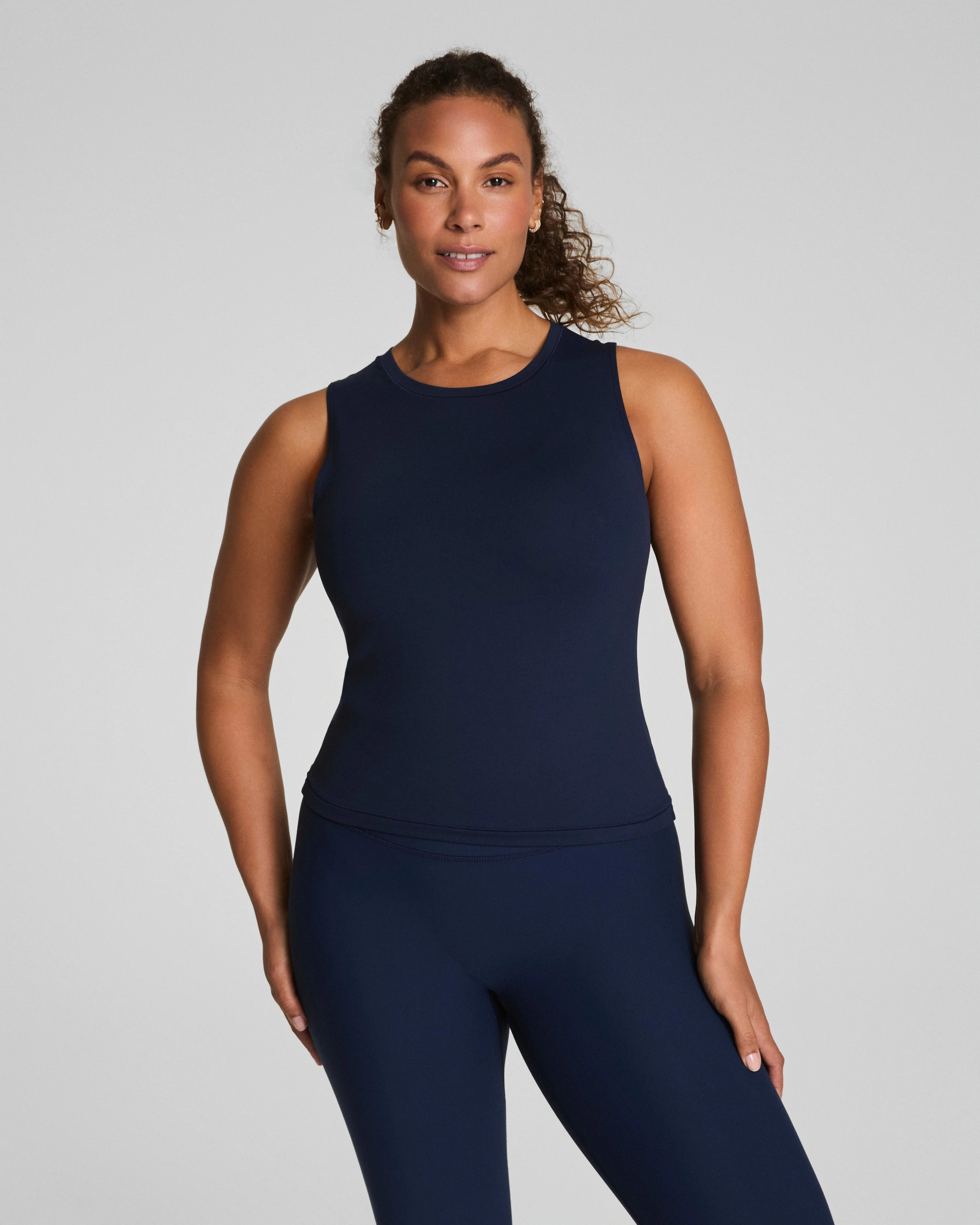 Spanx Women's BareNaked Tank Top in Timeless Navy | Spanx