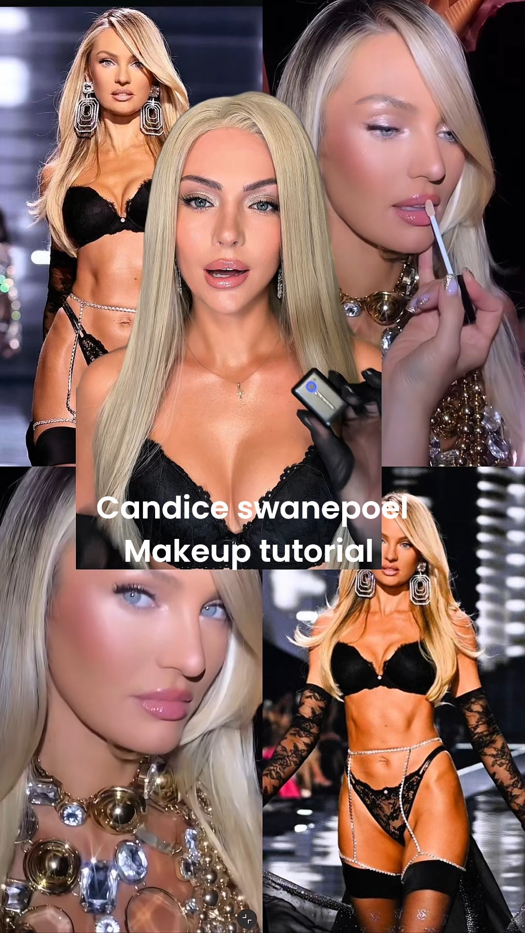 Candice swanepoel VS fashion show makeup tutorial 