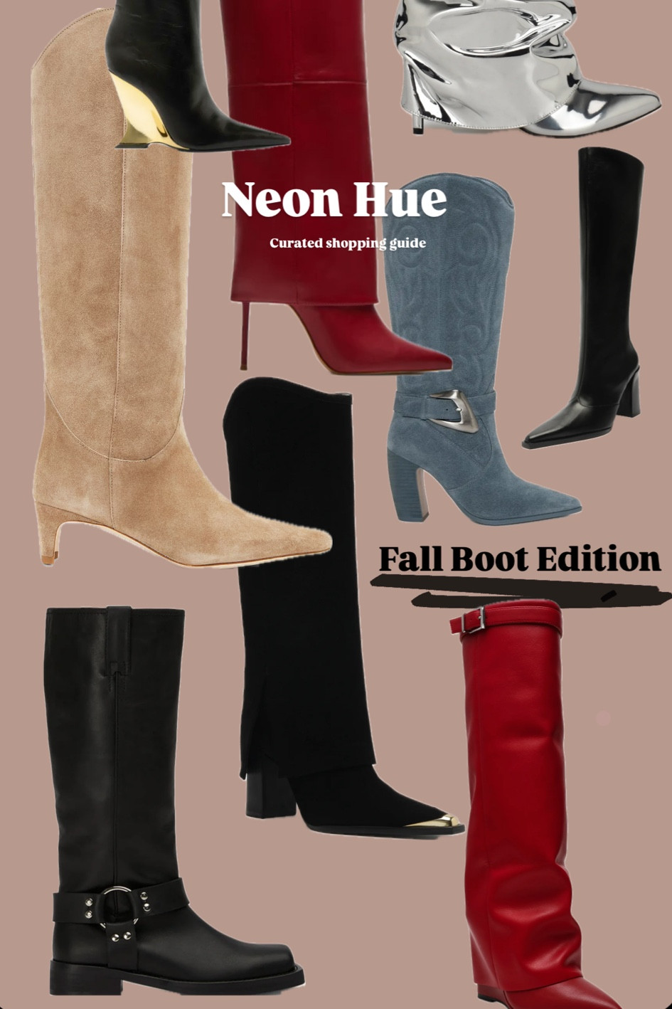 Neon hue curates fall boots ❤️ shopping guide 

#LTKGiftGuide #LTKShoeCrush #LTKSeasonal
