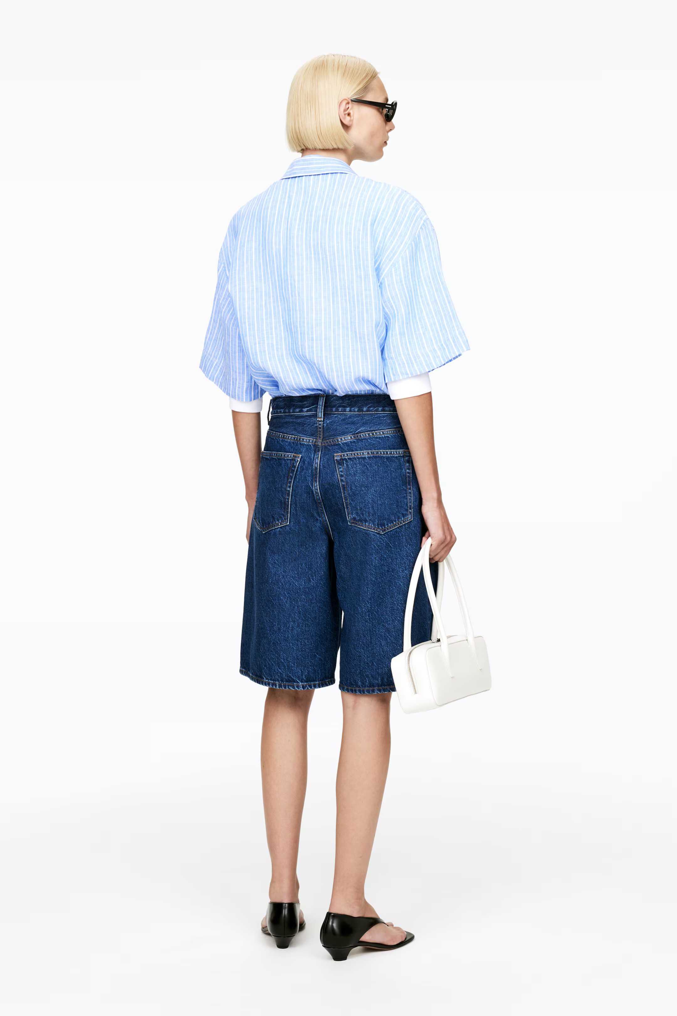 Long Denim Shorts | H&M (UK, MY, IN, SG, PH, TW, HK)