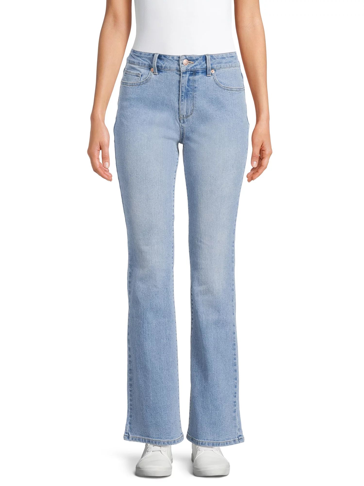 No Boundaries Juniors' Mid Rise Bootcut Jeans | Walmart (US)